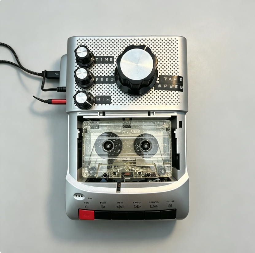 🎛️ The Ultimate Desktop Tape-Warping Station – Speed + Echo in One Beast