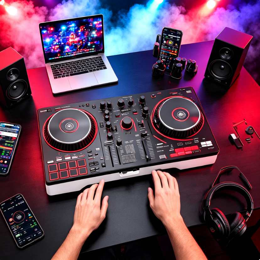 DJ controller performance controls