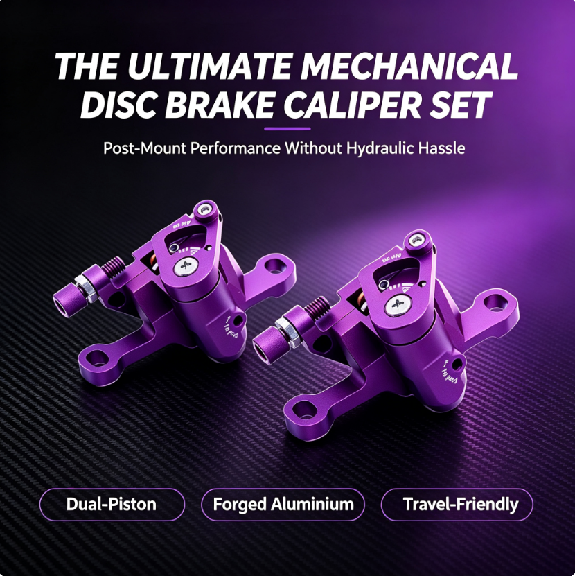 The Ultimate Mechanical Disc Brake Caliper Set – Post-Mount Perfection